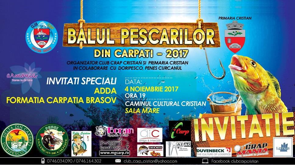 Hai la Balul Pescarilor din Carpati!